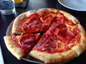 Pepperoni and Soppressata Pizza